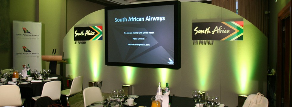 av services for south african airways event